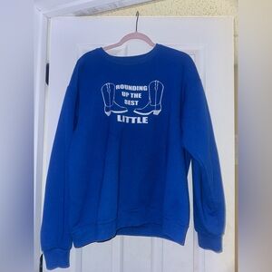 Jerzees Blue Crew Neck Sweatshirt